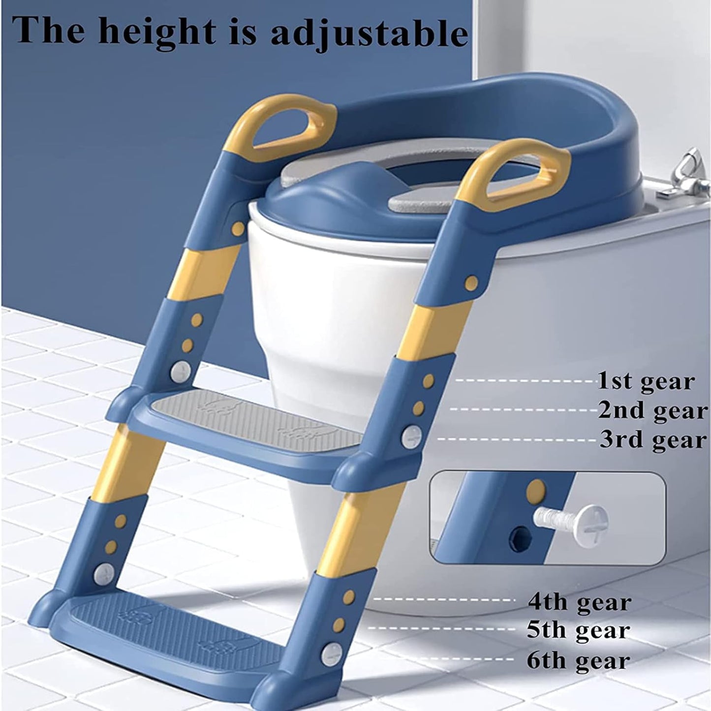 PottyPal™ Children Toilet Ladder | Potty Seat with Step Stool