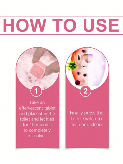 Jue-Fish™ Toilet Bowl Tablets – Effervescent Cleaner & Deodoriser