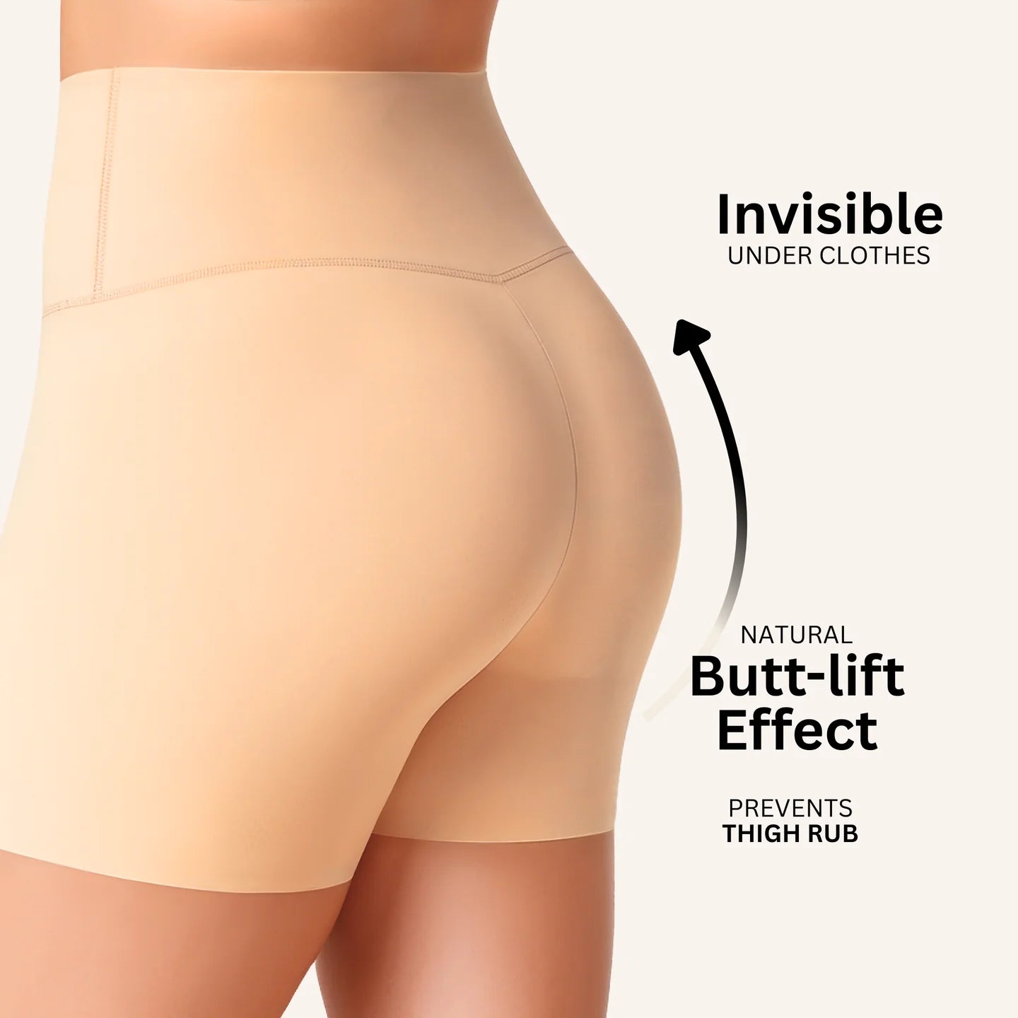 FitFlair™ Stay-In-Place Seamless Shaper Short