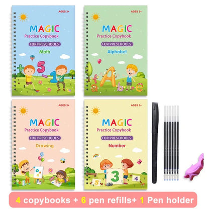 EduGlow™ Magic Practice Copybook Set
