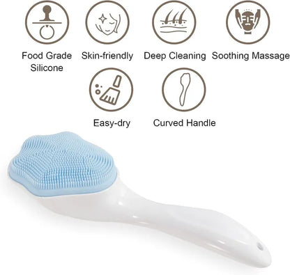 1 DERMA ROLLER + 1 SILICON FACE CLEANER + SCALP MASSGE(Free Delivery)