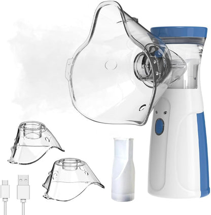 MeshBreathe™ Compact Mesh Nebulizer – Portable USB/Vibration System for Respiratory Relief