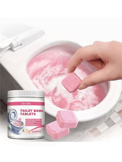 Jue-Fish™ Toilet Bowl Tablets – Effervescent Cleaner & Deodoriser