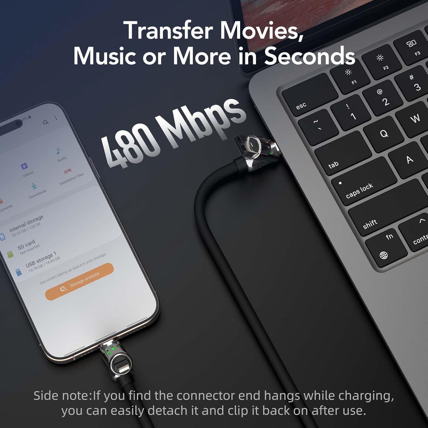 ChargeMaster™ 240W 4-in-1 Fast Charging Cable