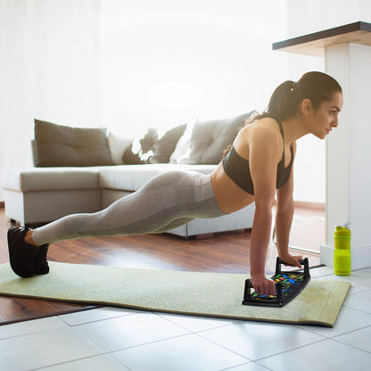 PowerFlex™ 4-in-1 Color-Coded Push-Up Board | Portable Home Gym Trainer 💪