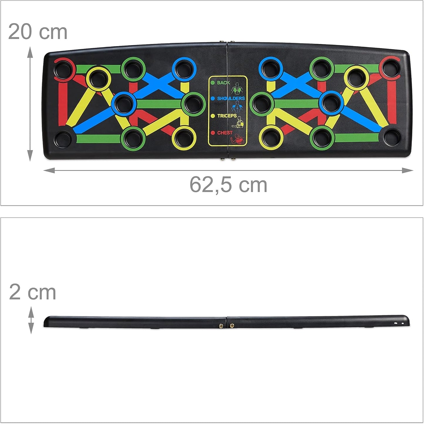 PowerFlex™ 4-in-1 Color-Coded Push-Up Board | Portable Home Gym Trainer 💪