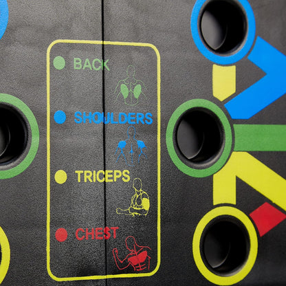 PowerFlex™ 4-in-1 Color-Coded Push-Up Board | Portable Home Gym Trainer 💪