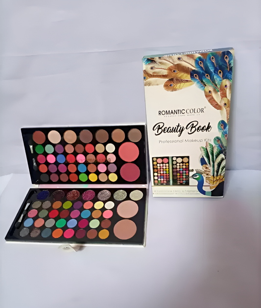 Beautiful 82 Colors Makeup Eyeshadow Palette Nude and Glitter Eyeshadow Kit